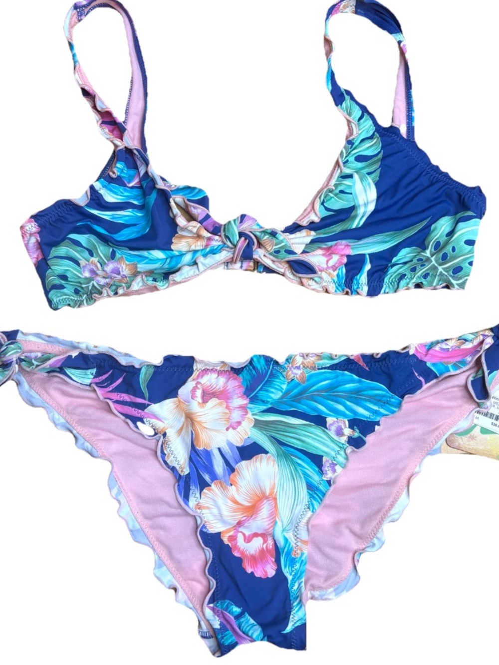 NWT Hobie Ride the Wind Island Floral Bikini Set